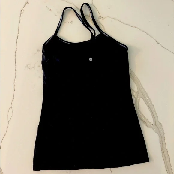 Lululemon Power Y Tank Size- Black - Size 4 - Picture 7 of 8